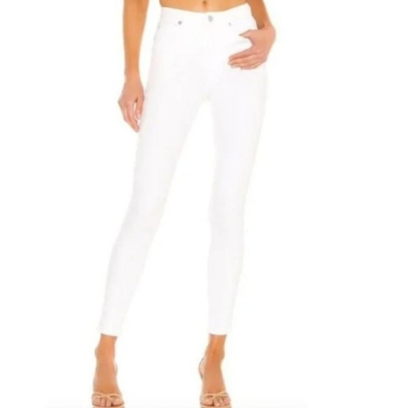 Free People Pants - Free People White Skinny Jeans Size 27